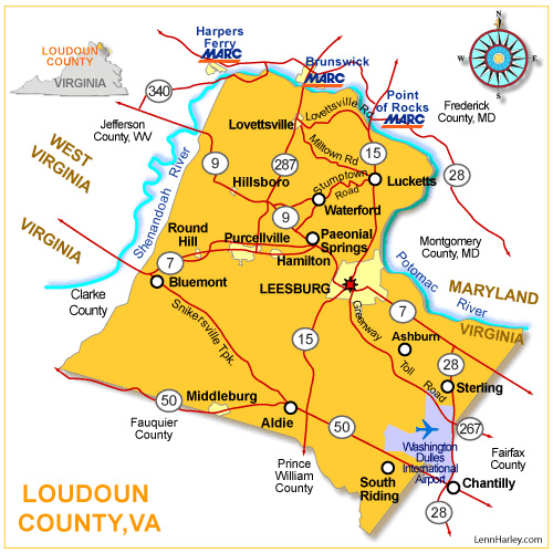 Loudoun County Map January 2008